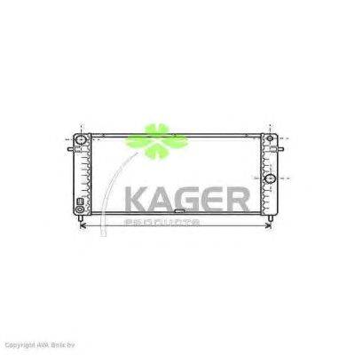 Радиатор, охлаждение двигателя KAGER 310754