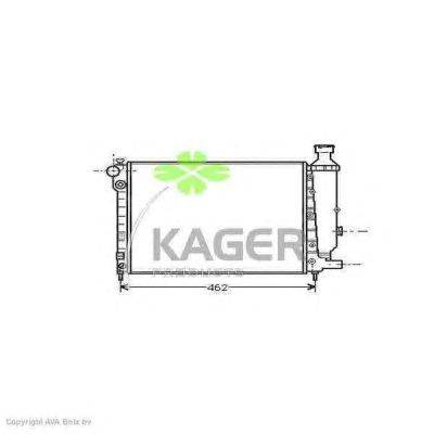 Радиатор, охлаждение двигателя KAGER 310833
