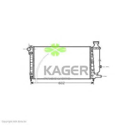 Радиатор, охлаждение двигателя KAGER 31-0834