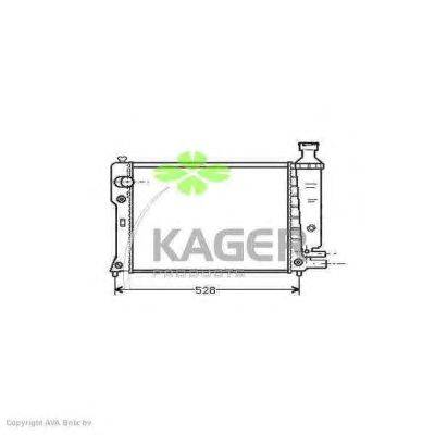 Радиатор, охлаждение двигателя KAGER 310843