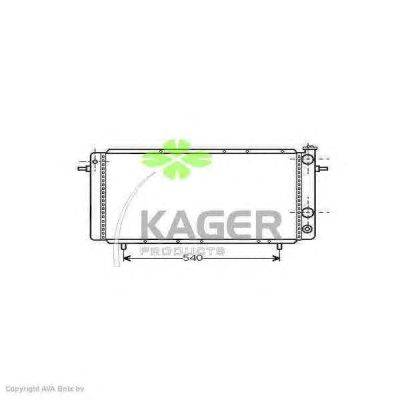 Радиатор, охлаждение двигателя KAGER 31-0910