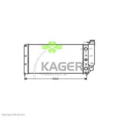 Радиатор, охлаждение двигателя KAGER 310916