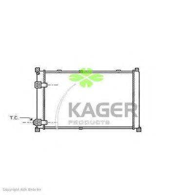 Радиатор, охлаждение двигателя KAGER 31-0934