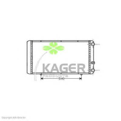 Радиатор, охлаждение двигателя KAGER 310937