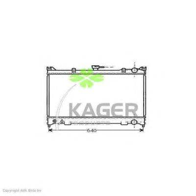 Радиатор, охлаждение двигателя KAGER 31-1309