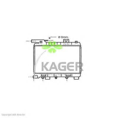 Радиатор, охлаждение двигателя KAGER 31-1390