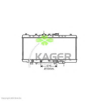 Радиатор, охлаждение двигателя KAGER 311392