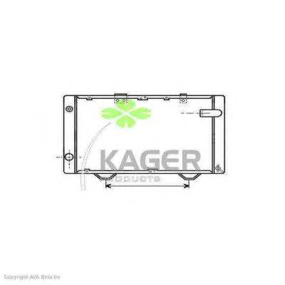 Радиатор, охлаждение двигателя KAGER 31-1469