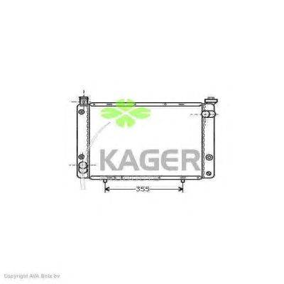 Радиатор, охлаждение двигателя KAGER 31-1484