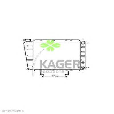 Радиатор, охлаждение двигателя KAGER 31-1491