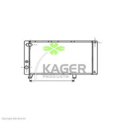 Радиатор, охлаждение двигателя KAGER 31-1495