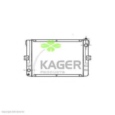 Радиатор, охлаждение двигателя KAGER 31-1552