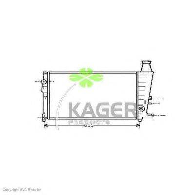 Радиатор, охлаждение двигателя KAGER 31-1838