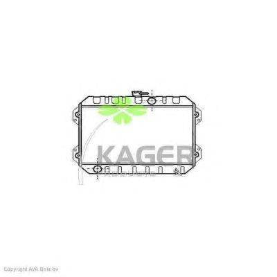 Радиатор, охлаждение двигателя KAGER 312032