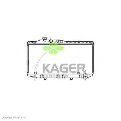 Радиатор, охлаждение двигателя KAGER 31-2090