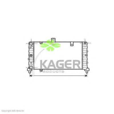 Радиатор, охлаждение двигателя KAGER 312148