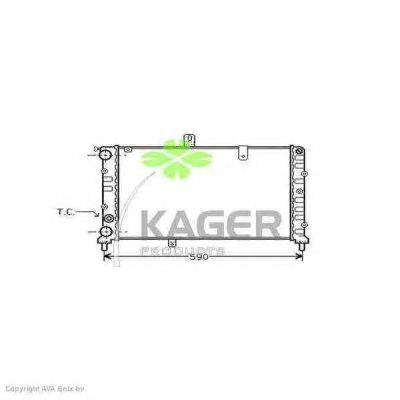 Радиатор, охлаждение двигателя KAGER 31-2150