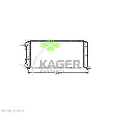 Радиатор, охлаждение двигателя KAGER 31-2151