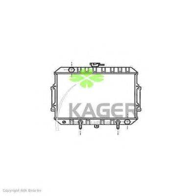 Радиатор, охлаждение двигателя KAGER 31-2287