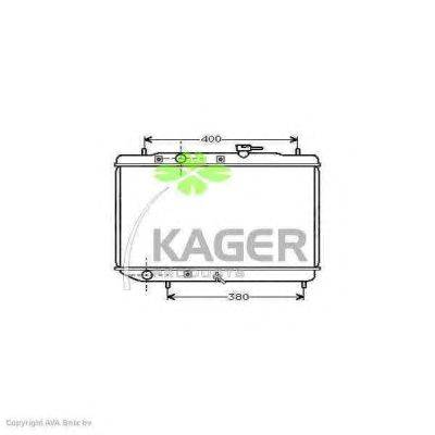 Радиатор, охлаждение двигателя KAGER 31-2427