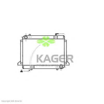 Радиатор, охлаждение двигателя KAGER 31-2504