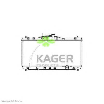Радиатор, охлаждение двигателя KAGER 312574