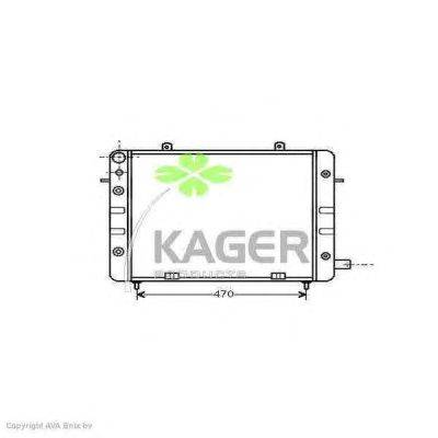 Радиатор, охлаждение двигателя KAGER 31-2731