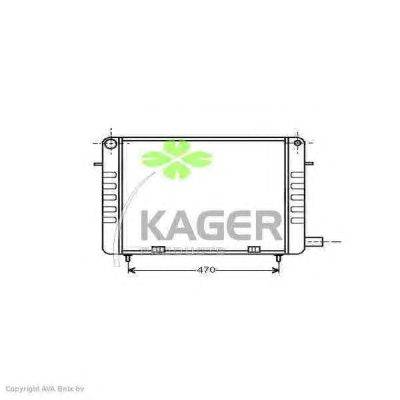 Радиатор, охлаждение двигателя KAGER 31-2744