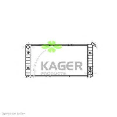 Радиатор, охлаждение двигателя KAGER 31-2878