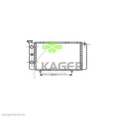 Радиатор, охлаждение двигателя KAGER 312963