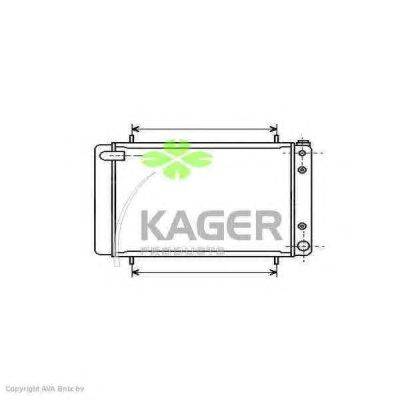 Радиатор, охлаждение двигателя KAGER 31-3006