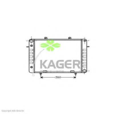 Радиатор, охлаждение двигателя KAGER 31-3031