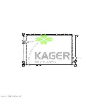 Радиатор, охлаждение двигателя KAGER 31-3111