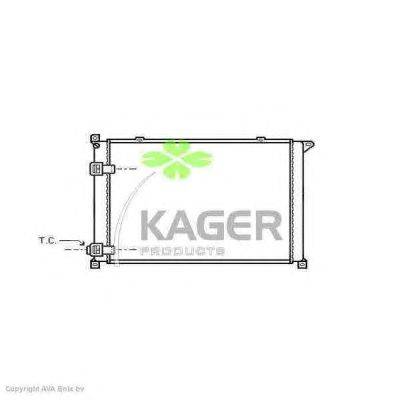 Радиатор, охлаждение двигателя KAGER 313112