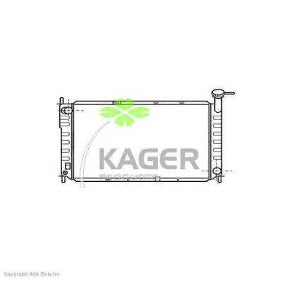 Радиатор, охлаждение двигателя KAGER 31-3341