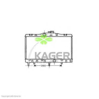 Радиатор, охлаждение двигателя KAGER 313344