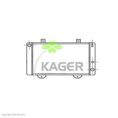 Радиатор, охлаждение двигателя KAGER 313410