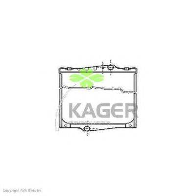Радиатор, охлаждение двигателя KAGER 31-3505