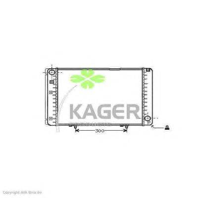 Радиатор, охлаждение двигателя KAGER 313556