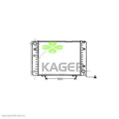 Радиатор, охлаждение двигателя KAGER 31-3557