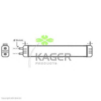 масляный радиатор, двигательное масло KAGER 313842