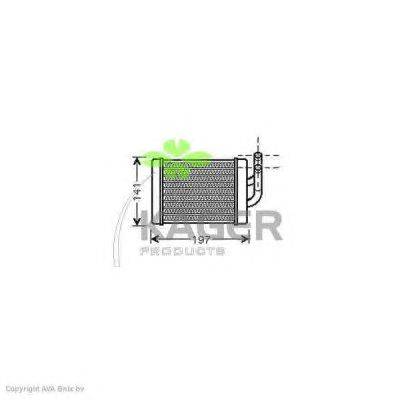 Теплообменник, отопление салона KAGER 32-0148
