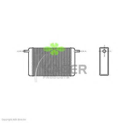 KAGER (НОМЕР: 32-0163) Теплообменник, отопление салона