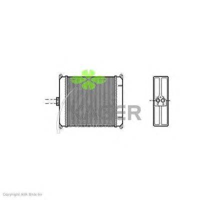Теплообменник, отопление салона KAGER 32-0187