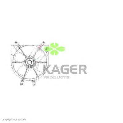 Вентилятор, охлаждение двигателя KAGER 32-2168