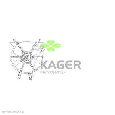 Вентилятор, охлаждение двигателя KAGER 32-2169