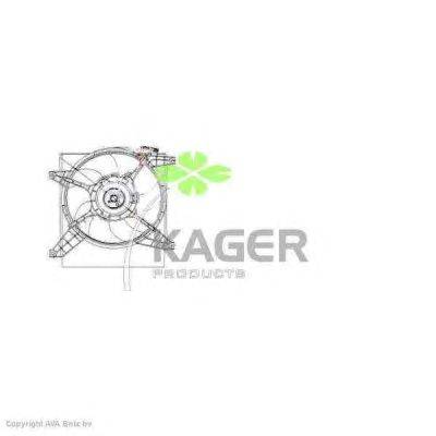 Вентилятор, охлаждение двигателя KAGER 32-2187