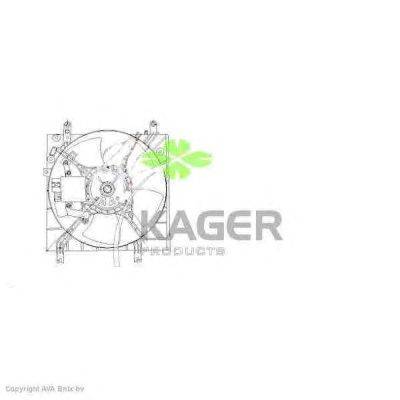Вентилятор, охлаждение двигателя KAGER 32-2228
