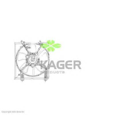 Вентилятор, охлаждение двигателя KAGER 322237