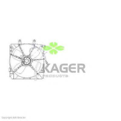 Вентилятор, охлаждение двигателя KAGER 322262